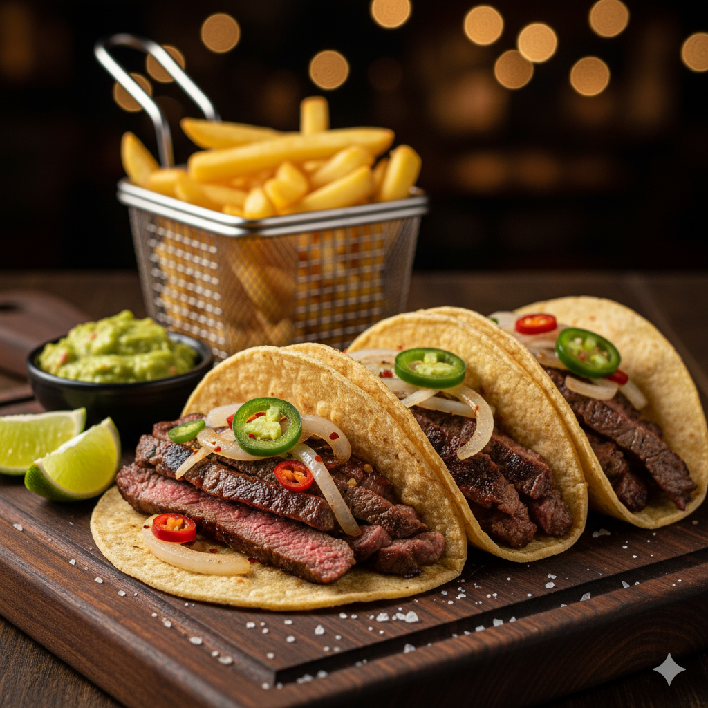 TACOS DE ARRACHERA